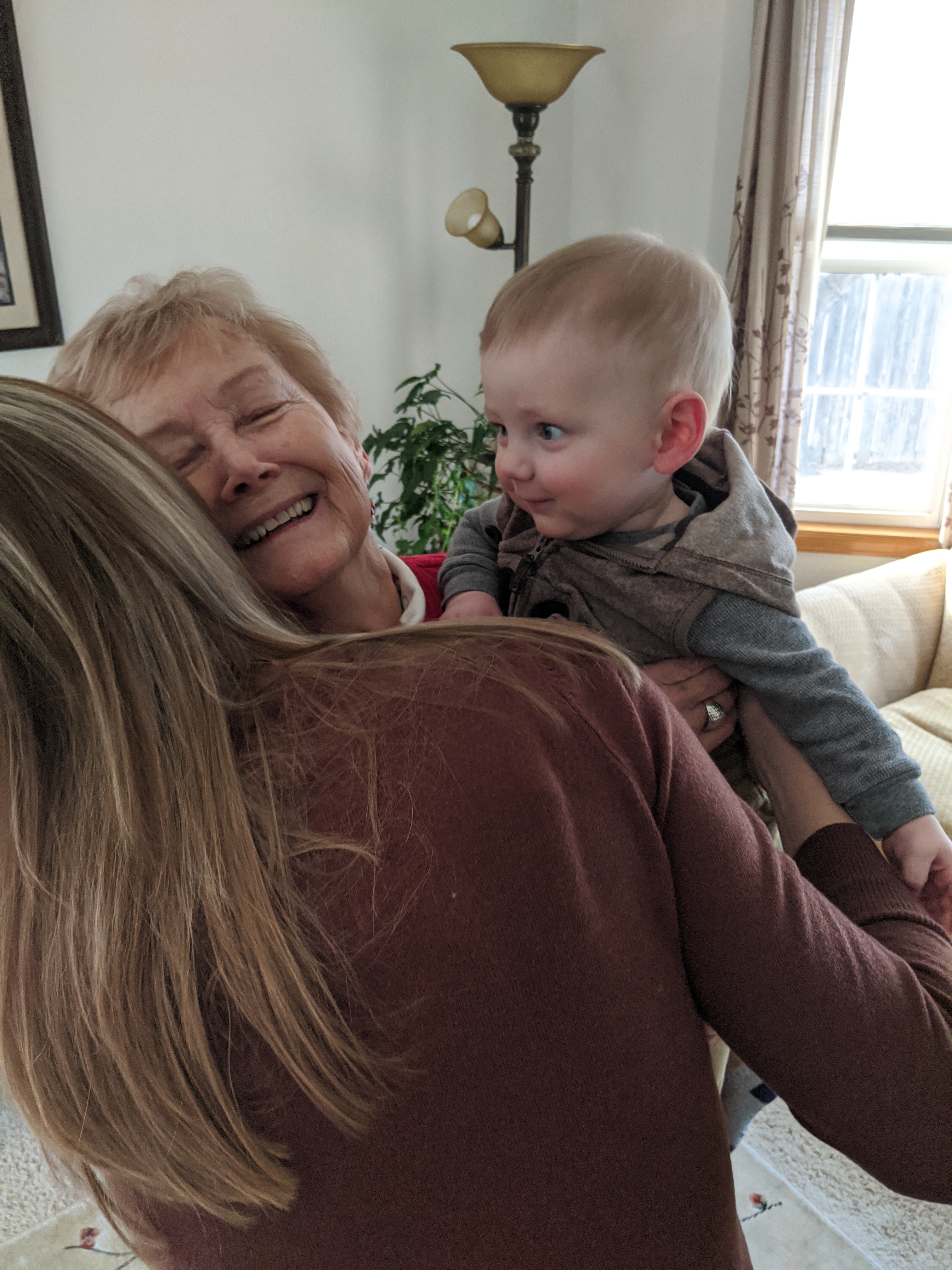 Owen with Great Grandma Helen