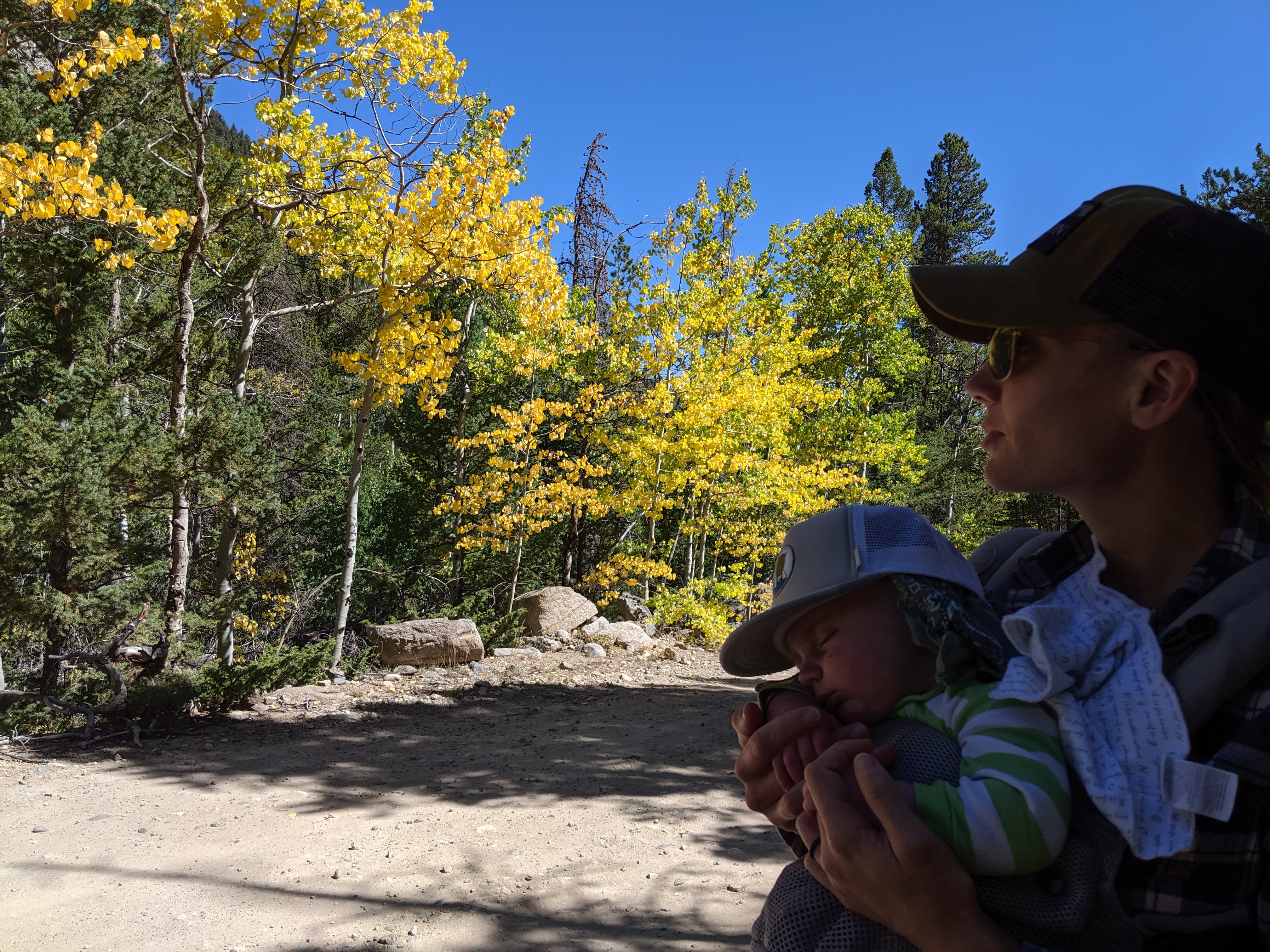 Katie and Owen outside Salida