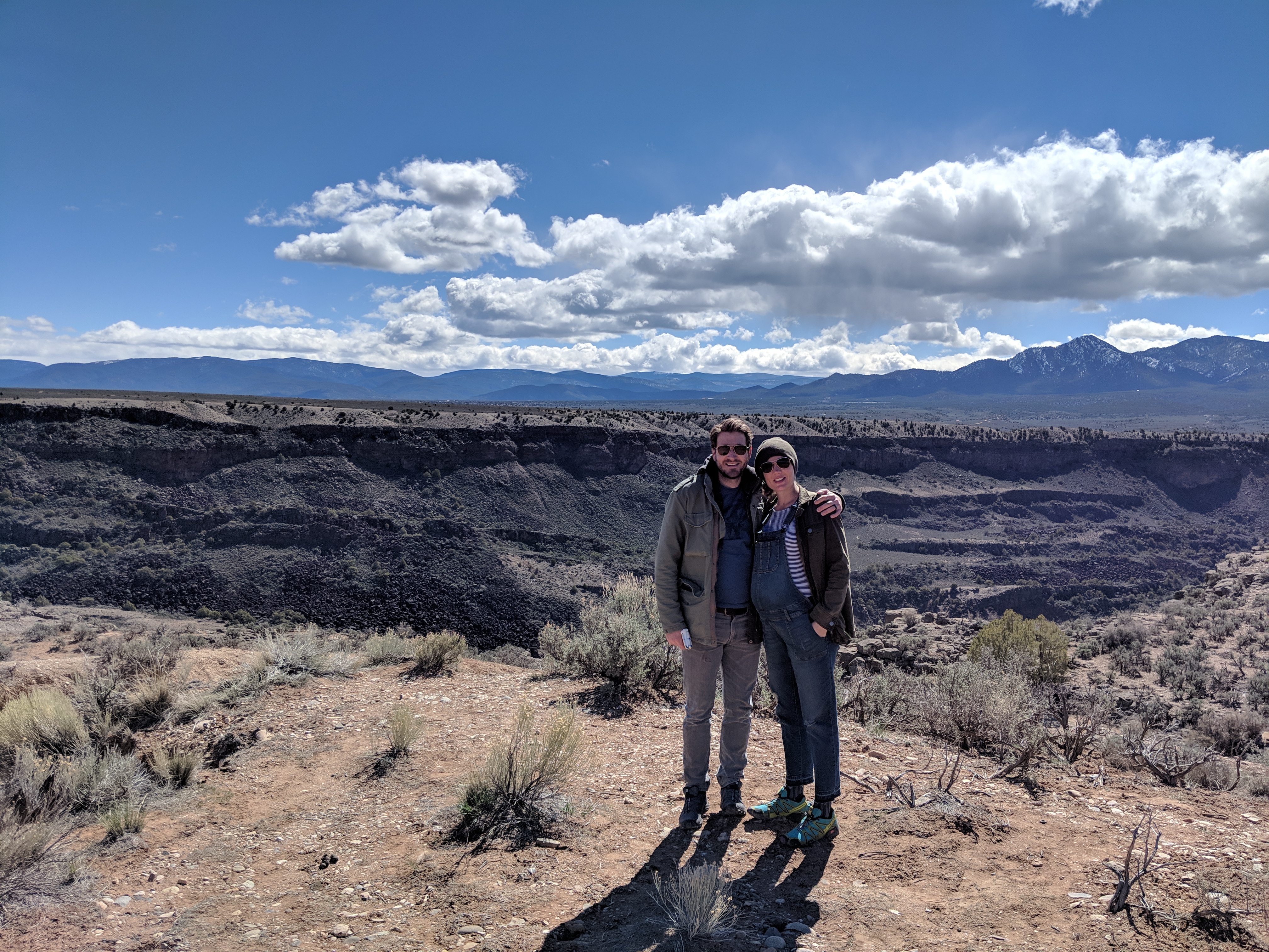 Jeff and Katie outside Taos.